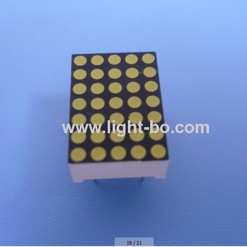 Ultra Bright White 0.7 inch1.9mm 5 x 7 dot matrix led display Package dimensions: 12.7 x 17.8 x 6.3mm