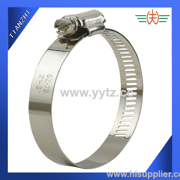 American Type Hose Clamp stainless steel 52-76mm