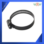 American Type Hose Clamp with black coated