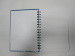 A5 4 subject hardcover double spiral notebook A-Z index notebook college ruled