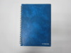 A5 4 subject hardcover double spiral notebook A-Z index notebook college ruled