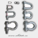 Electro Galvanized forged chain shackle