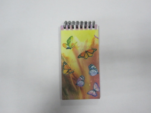 hardcover spiral notepad/stenopad college ruled