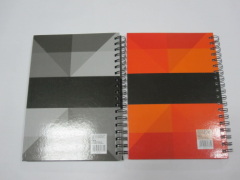B5 2 subject spiral notebook/college notebook with cutting line