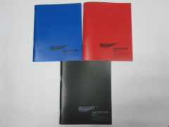 A5 3 subject PP soft cover exercise notebook college ruled