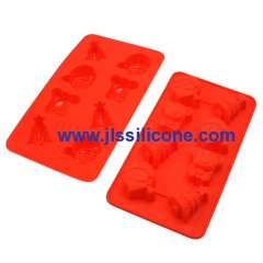 Christmas set silicone chocolate molds