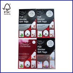 100 Christmas Gift Tags Stickers