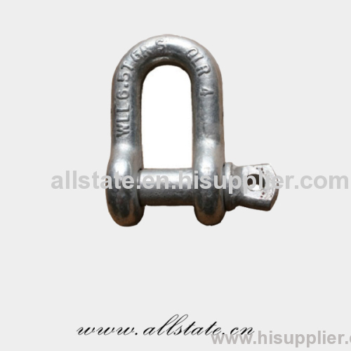 Stainless Steel Screw Pin D Type Chain Shackle