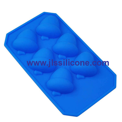 6 cavity pine nut silicone chcolate candy mold