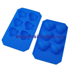 Pine nut silicone chocolate molds with 6 cavities