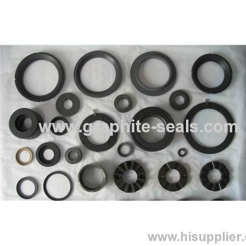 Graphite ring seals of hydraulic oil on the perfor