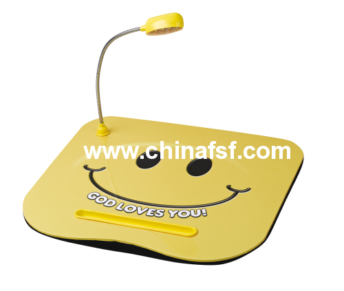 With LED laptop cushion table