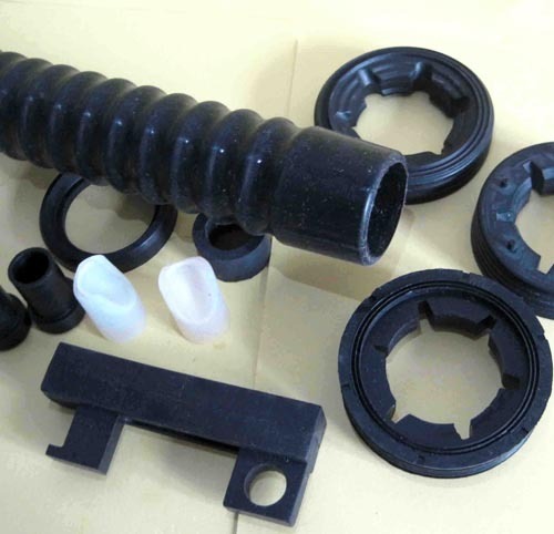 Rubbers including the rubber pipe rubbers