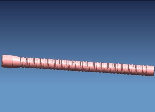 rubber pipe-3d 3D drawing of rubber pipe