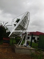 3.7 meter satellite dish antenna