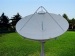 3.7 meter parabolic satellite dish antenna