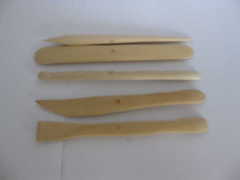 bamboo clay sculpture knife with different size