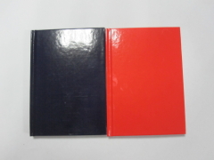 A6 2 subject college ruled hardbound notepad/notebook