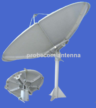 Probecom C band 2.4m dish antenna