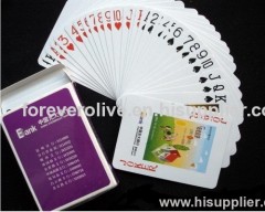 playing cards with customer logo