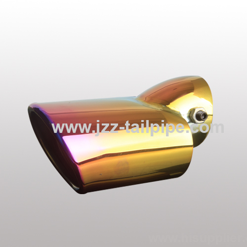 Hot sell colorful stainless steel dual automobile muffler tail