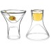 Double Wall Borosilicate Martini Glass Dishwasher Safe