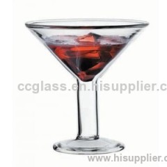 Elegant Mouth Blown Martini Glass