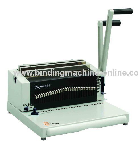 Manual Double Wire Binding Machine