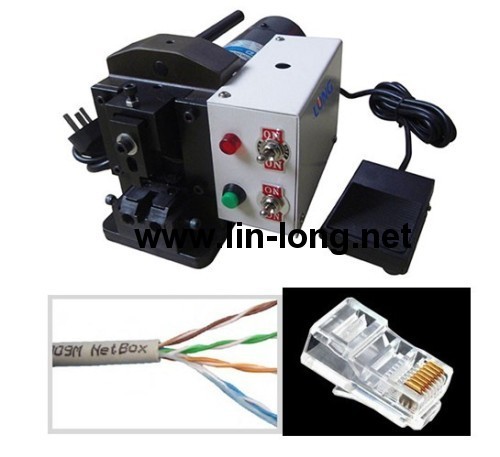 LL-8P8C RJ45 connector pressing machine, RJ11 connector crimping machine