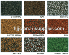 Colorful Stone Chip Coated Steel Roof Tile