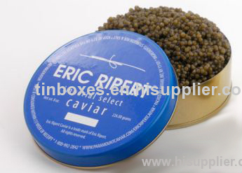 500g caviar tin can