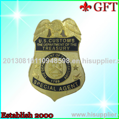 Custom Metal Police badge