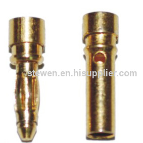 2.0mm gold plated banana plug 