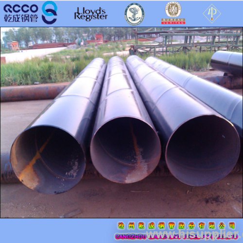 Spiral welded steel pipe