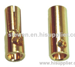 5.0/5.5MM gold plated banana plug