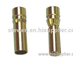 5.0MM gold plated trough banana plug