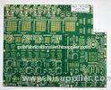 Multilayer LED HDI PCB board with gold finger , Through hole 0.23mm