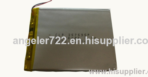 Lithium battery 3.7V 2800mAh li polymer battery rechargeable battery