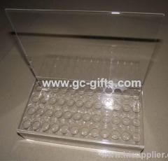 Attractive acrylic clear lipsticker holder