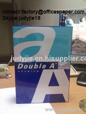 Double A quality 100% woold pulp 80gsm A4 paper 