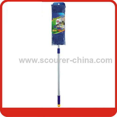 Chenille Flat Mop with Synthetic Cloth Mop Head