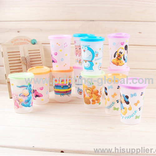 Kid Cup With Cartoon Design Heat Transfer Sticker Hot Stamping Foil