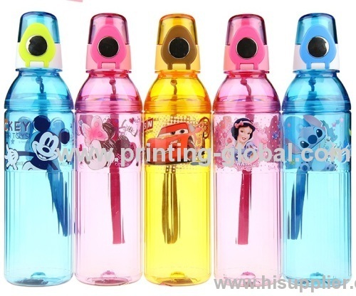 Hot Stamping Printing Foil For Children Plastic Water Bottle