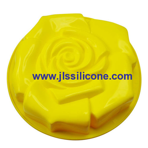 big rose silicone bakeware molds baking pan