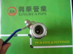 PPRC fittings and pipe plumbing material PPRC male Ball Valve with Union