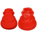 Christmas snowman silicone bakeware moulds in big size