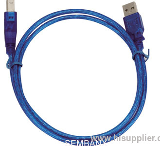 USB AM - BM CABLE BLUE