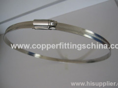 Standard Non-perforated Stainless steel British Type Hose Clamp