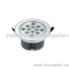 LED Ceiling light C1201-12W external Driver 350mA 30 degree led ceiling lamp DOWN LIGHT 6063T5 Aluminum