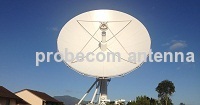 Probecom 7.3m C/Ku band antenna